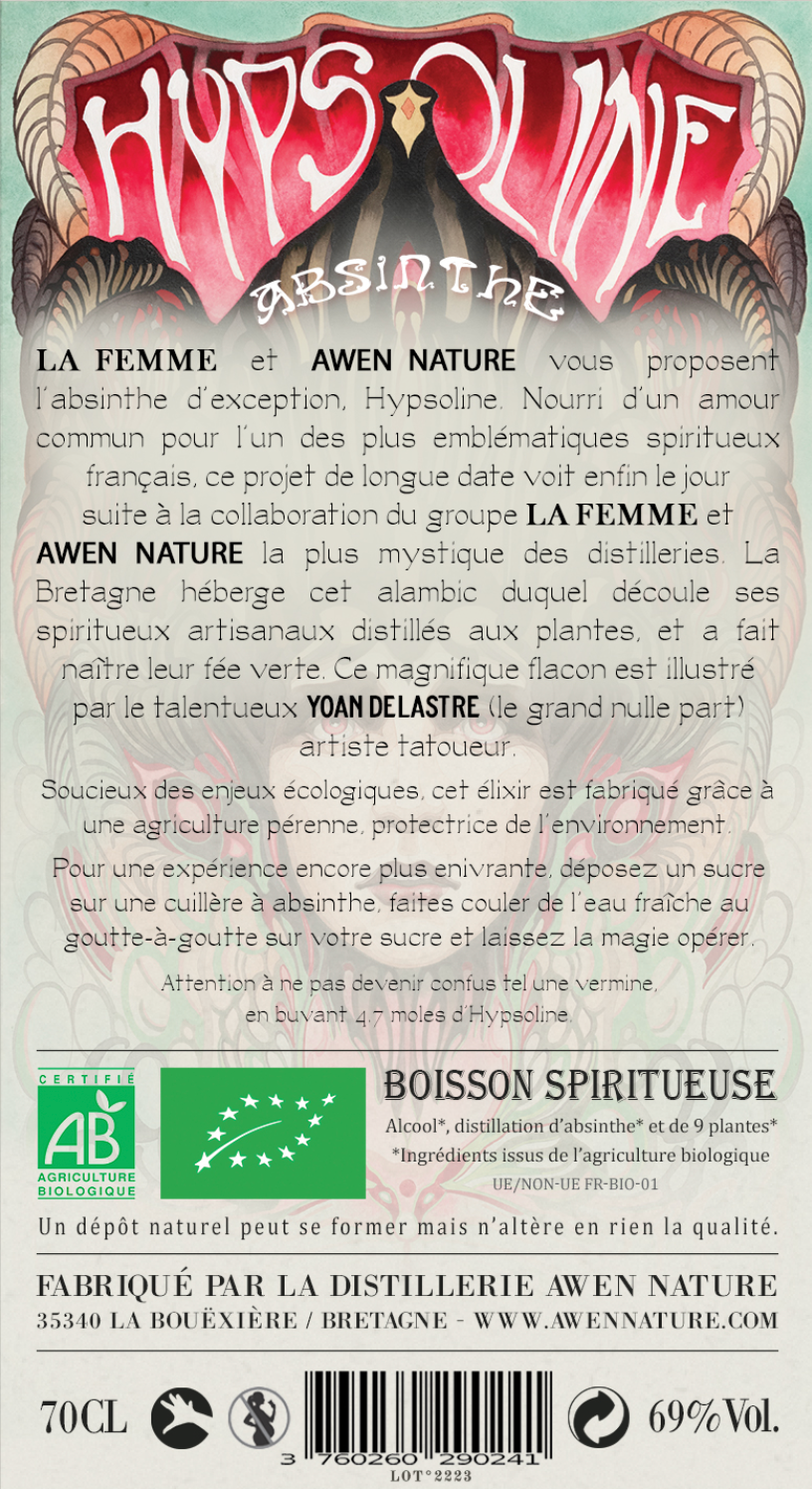 Absinthe Hypsoline by La Femme & Awen Nature